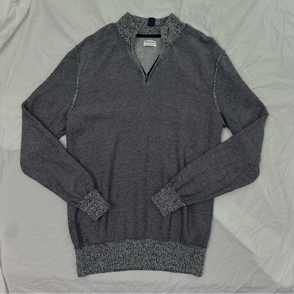 Tommy John Quarter 1/4 Zip Shirt Mens Large